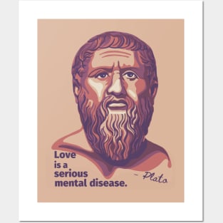 Plato Portrait and Quote Posters and Art